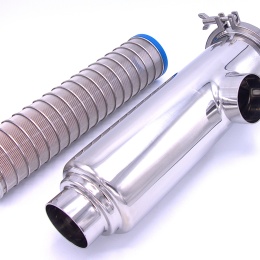 Tubular filter, inlet/outlet connection DN65, welded