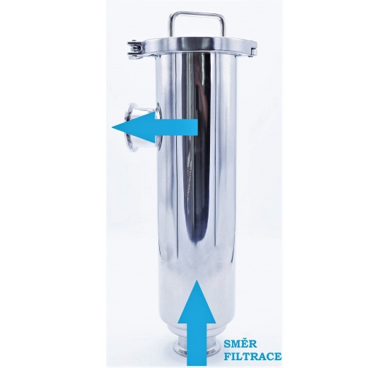 Tubular filter type C-C, DN50 (collar 64mm) inner filtration slotted sieve 0,55 mm