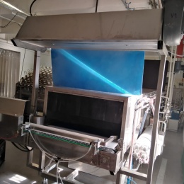 Tunnel pasteurizer for beverage producers, for glass bottles or cans