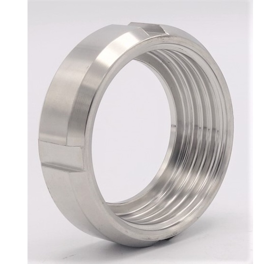 Union Nut Standard SMS DN38, stainless steel sanitary fitting