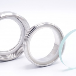 Union sight glass, welded S-S,  DN80, Indcom Humpolec