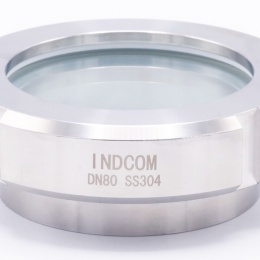 Union sight glass, welded S-S  DN80 Indcom Humpolec