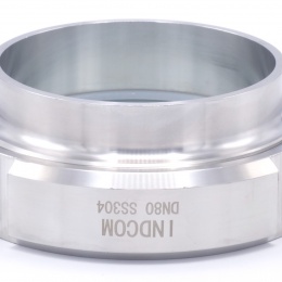 Union sight glass, welded S-S  DN80 Indcom