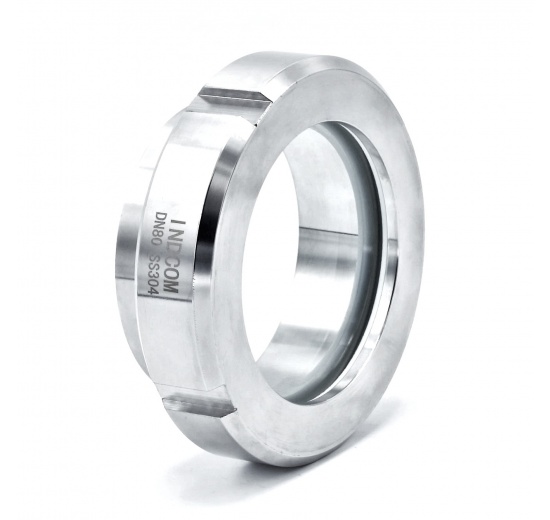 Union sight glass, welded S-S  DN80