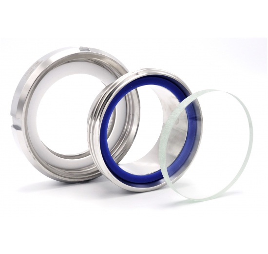 Union sight glass, welded  S-S