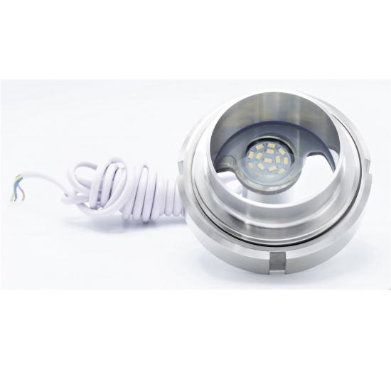 Union sight glass with LED lighting, welding, DN80, cable