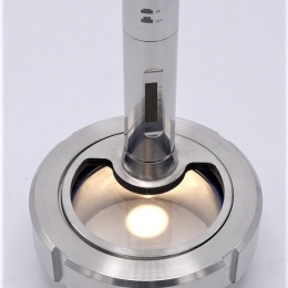 Union Sight Glass with lighting LED, welded, DN80