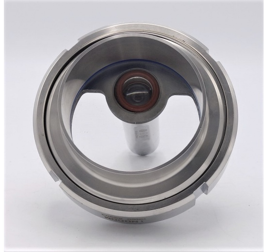 Union Sight Glass with lighting LED, welded, DN80