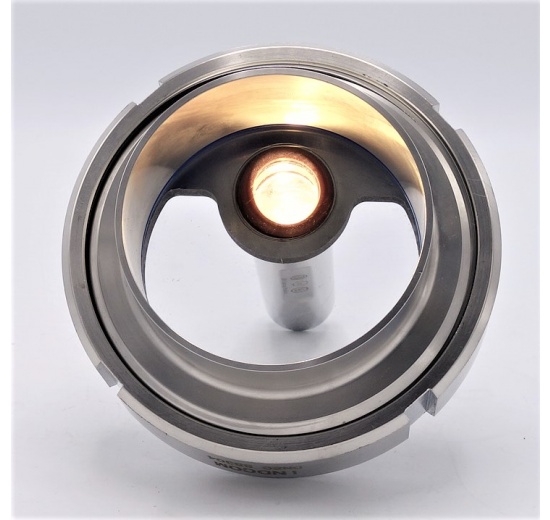 Union Sight Glass with lighting LED, welded, DN80