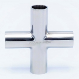 Welded Cross DN15 (18x1,5mm), stainless steel