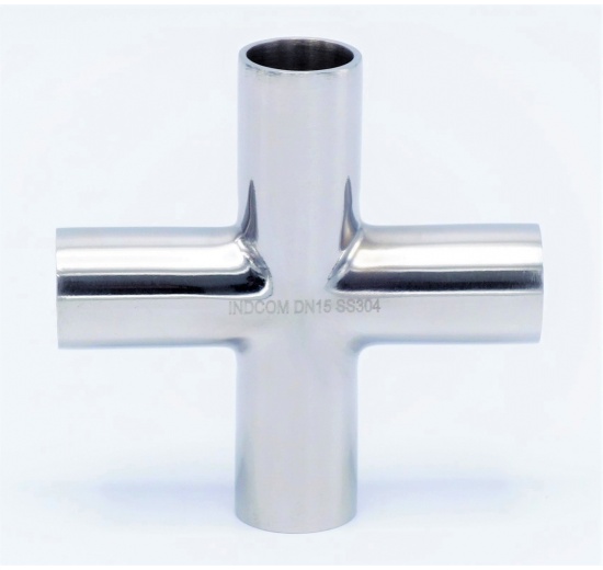 Welded Cross DN15 (18x1,5mm), stainless steel