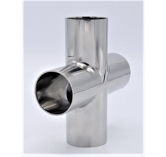 Welded Cross DN40 (40x1,5mm), stainless steel