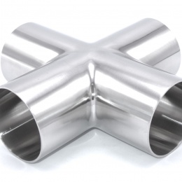 Welded Cross, material stainless steel, fittings