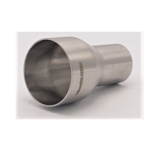Welded reduction, centric, long DN 50/32, stainless steel