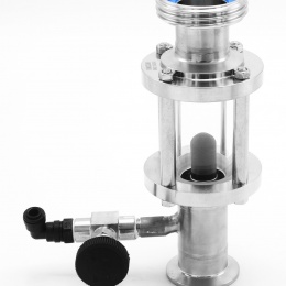 Wort saturator - direction of liquid flow