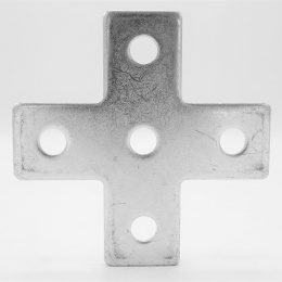 X-shaped beam coupling galvanized, mounting and anchor system