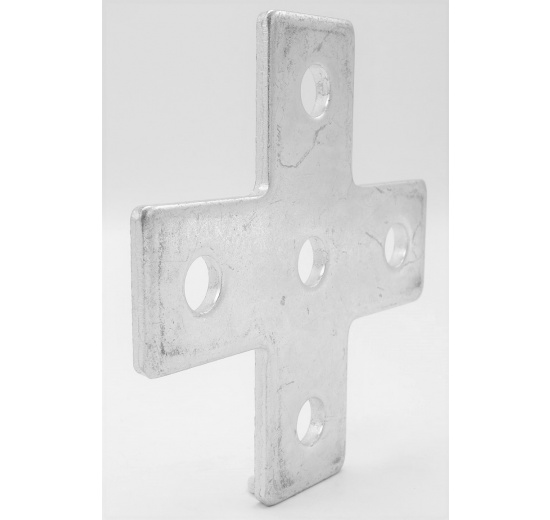 X-shaped beam coupling galvanized, mounting system