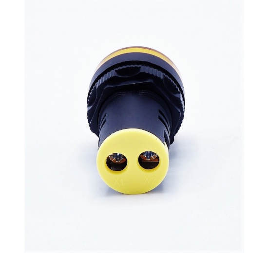 yellow LED indicators AC/DC 24 V