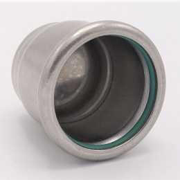 Záslepka nerezová (víčko), lisovací, F 35 mm