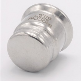 Záslepka (víčko), lisovací, F 28 mm, nerezová ocel